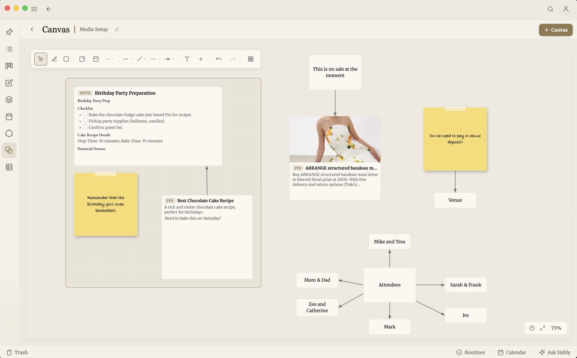 Productivities Canvas