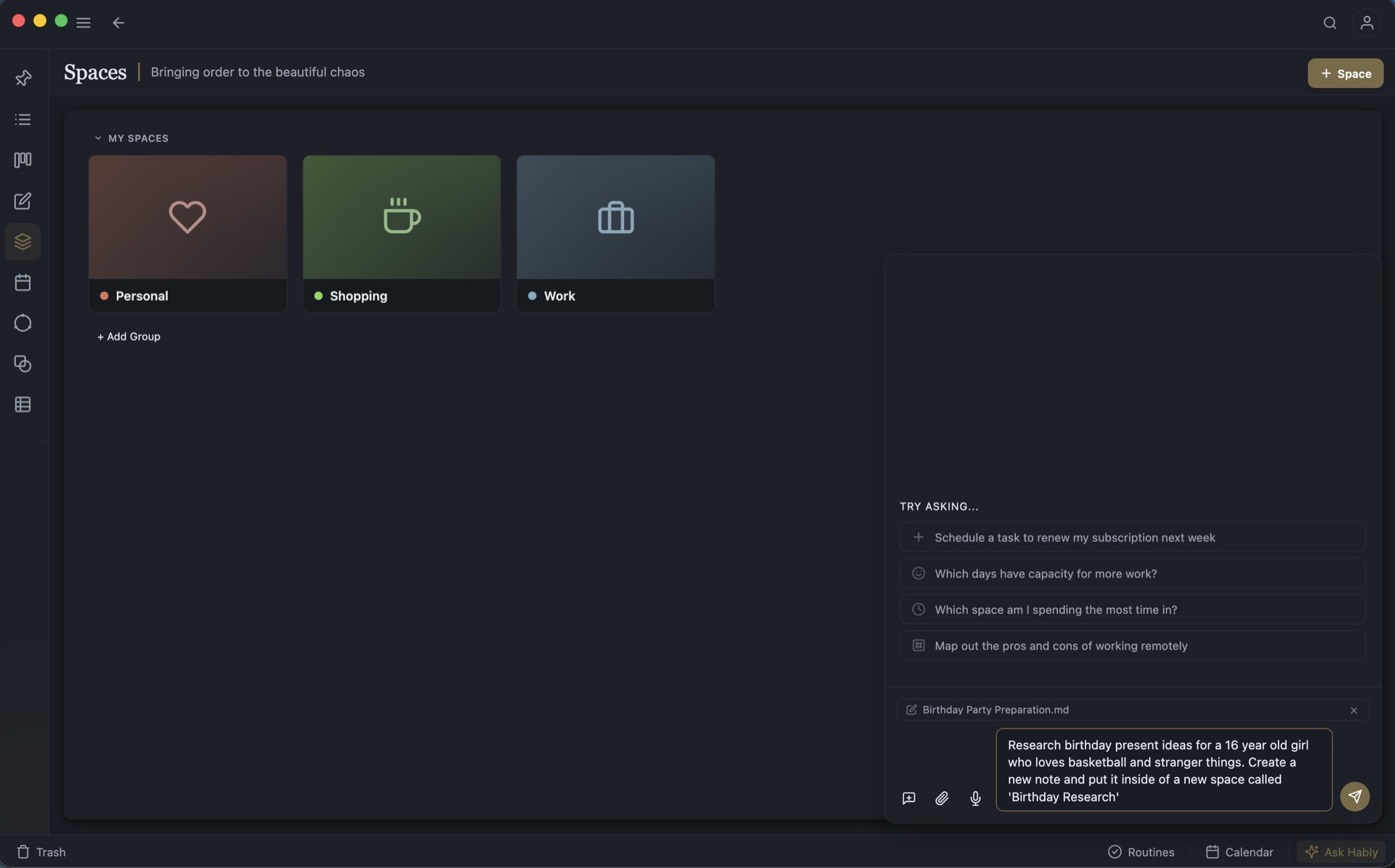 Productivities Spaces (Dark)