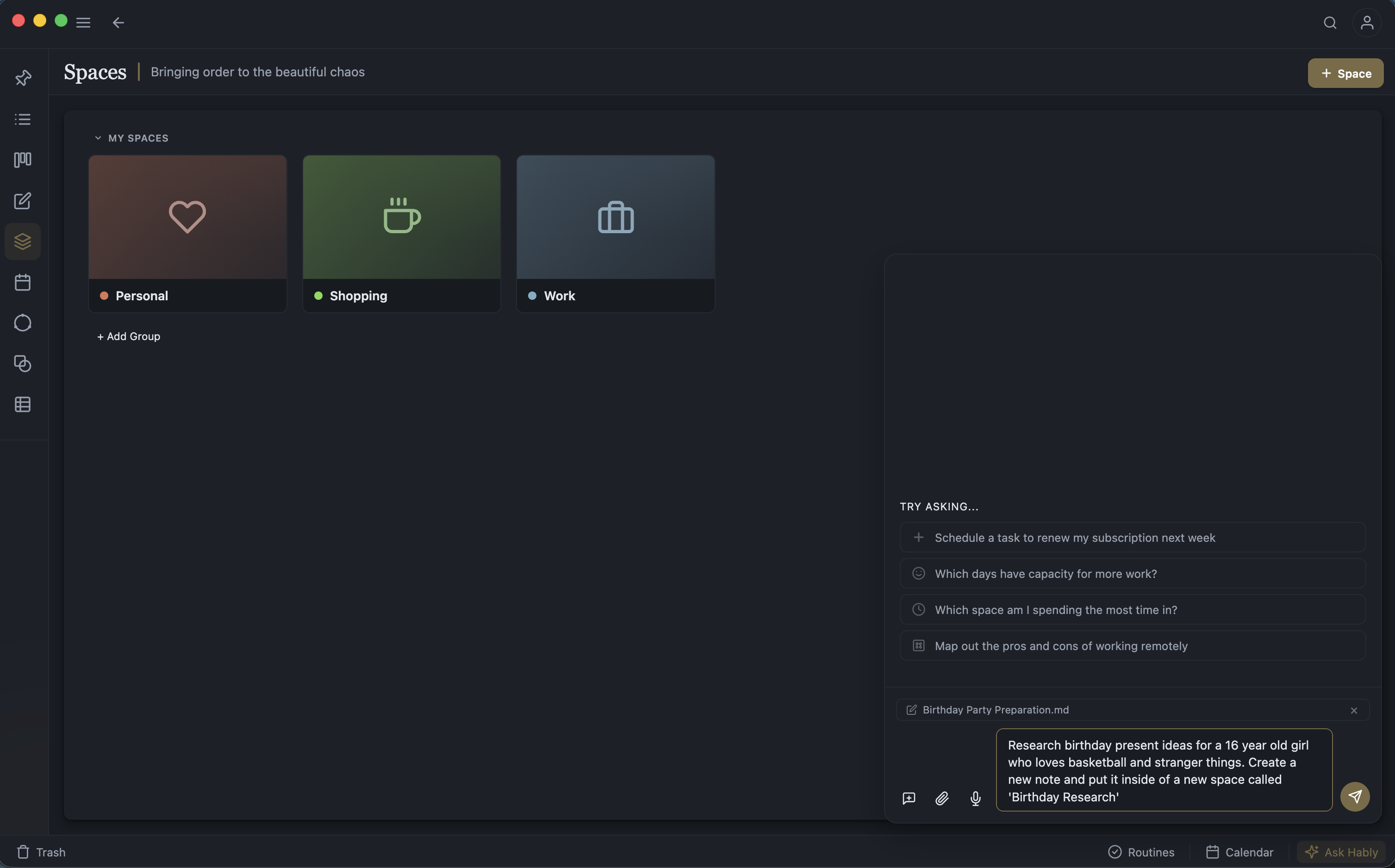 Productivities Spaces (Dark)
